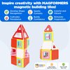 Magformers Build Up (50 Piece) Set Magnetic Building Blocks, Educational Magnetic Tiles Kit , Magnetic Construction STEM Toy Set includes brick accessories