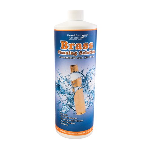 Frankford Arsenal Ultrasonic Brass Cleaning Solution for Rotary Tumbler, Cleaning and Reloading 32 Fl Oz (Pack of 1)