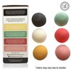 Konjac Sponge Set 12 Pack- Bulk Activated Bamboo Charcoal Facial Sponge Gentle Face Cleansing and Exfoliating Deep Turmeric, French Green, Rose and Red Clay for Face and Body by Bare Essentials Living