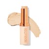 Makeup Revolution Fast Base Stick Foundation, Contour & Highlight, Flawless Skin & Matte Finish, F2 for Fair Skin Tones with Yellow Undertone, Vegan & Cruelty-Free, 0.21 Oz