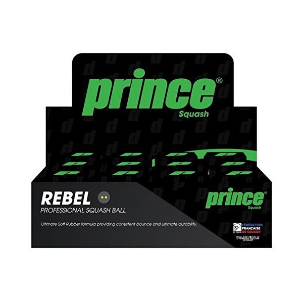 Prince Rebel (DYD) Squash Ball BOX (12-Balls)