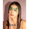 Poison Ivy Leaf Face Jewels by Mercy London Green Costume Accessories Face Gems Jewels All In One Halloween Headpiece Stick On