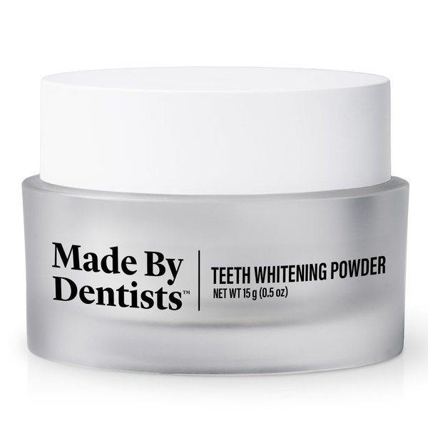 Made by Dentists Professional Teeth Whitening Powder - Remineralizing Hydroxyapatite Tooth Powder Formula with Pap, and Diamond Pwdr - Non-Abrasive Stain Remover for Instant Results
