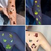 10 Sheets Halloween Luminous Temporary Tattoos,Cute Glow in the Dark Halloween Tattoos for Kids,Waterproof Fake Face Tattos Stickers for Halloween Party Favors,Trick or Treat Goodie Bags Fillers