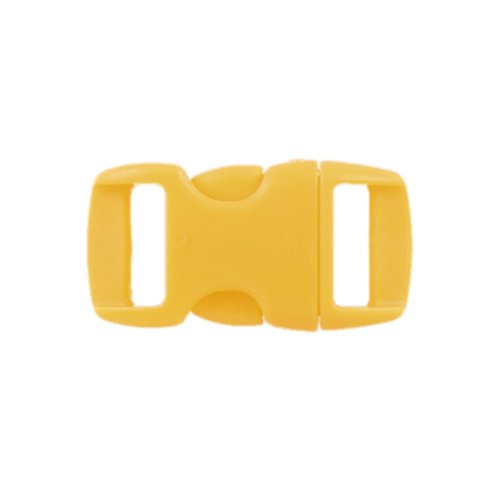 PARACORD PLANET Brand Contoured Side Release Buckle – 3/8 Inch (Goldenrod, 25 Pack)