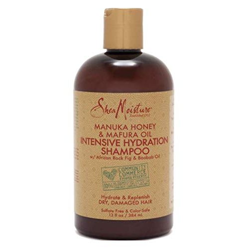 SheaMoisture Manuka Honey & Mafura Oil Shampoo 13 Ounce (Pack of 2)