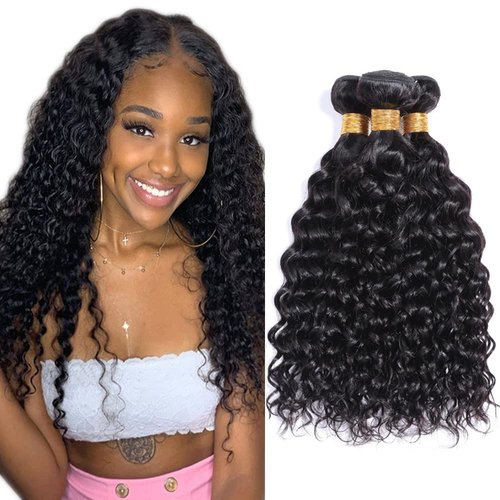 Kinky Curly Brazilian 3 Hair Bundles Natural Black Color Grade 8A Unprocessed Virgin Hair Extensions Brazilian Curly Wave Human Hair Bundles For Women 22 24 26 Inch