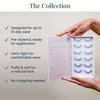 FlutterHabit Classic Collection Box, DIY Lash Extensions, Lash Clusters Kit, Up to 10 Day Wear, Natural & Classic Lashes, Salon Quality Eyelashes Extensions, 6 Sets of Lashes, No Lash Glue Included