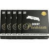 Derby Premium Single Edge Razor Blades, Razor Blades, Single Edge, Ultra Sharp, Chromium - Ceramic - Platinum - Tungsten and Polymer Coated Edges (5)