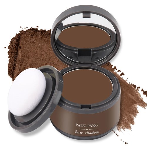 Dark Brown Hairline Powder Root Cover Up Powder Root Touch Up Powder Hairline Shadow Powder,Hair Root Touch up Powder for Thinning Hair, Bald Spots,Grey Hair