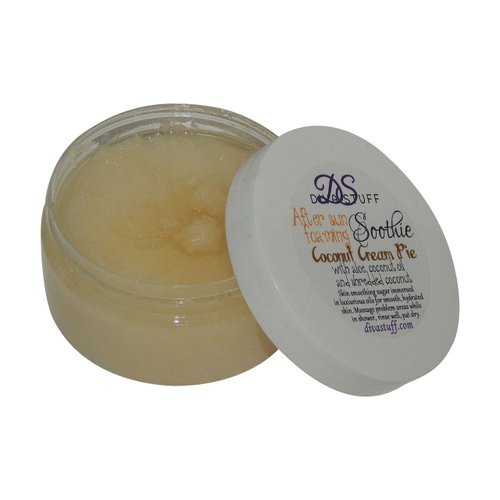 Coconut Cream Pie After Sun Foaming Sugar Scrub,By Diva Stuff