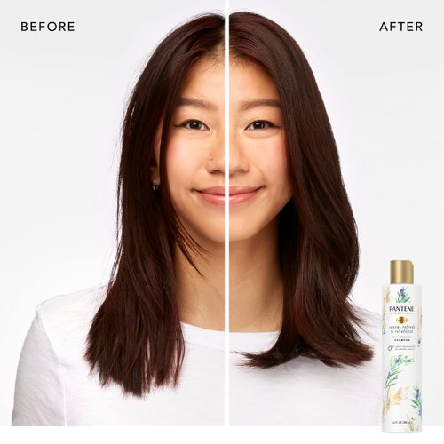 Pantene Sulfate Free Shampoo, Detangling Shampoo with Rosemary, Color Safe, 9.6 oz