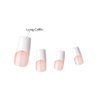 KISS Acrylic French False Nails Kit, Ready to Wear Gel & Manicure Stick included, Long-Lasting Hottest Trend Glue on Nails, Convenient & Easy to Apply, Wider Fit