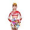 4PCS Softball Hair Bow Clips for Girls Women 4 Inch Yellow Ribbon Cheer Hair Accessories Party Gift