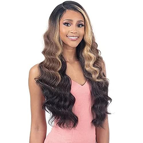 Mayde Beauty Synthetic Hair Refined HD Lace Front Wig - ITZEL (1B Off Black)