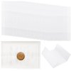 ZYNERY 70 Pack Pre-folded Vellum Jackets for 5x7 Invitations, Vellum Paper 5x7 for Invitations, Transparent Paper Vellum Envelopes for Wedding Invitations Wraps - Translucent Birthday Invitation Paper