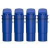 Waterdrop Replacement for Pur® Water Filter, CRF-950Z NSF Certified Pitcher Water Filter, Compatible with Pur® Pitchers and Dispensers PPT700W, CR-1100C and PPF951K Water Filter, Pack of 4