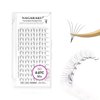 NAGARAKU Premade Fans Eyelash Extensions Premade Volume Fans Lash Extensions 120 Fans 5D 0.07C Curl 8-15mm Mix Sharp Narrow Stem Clusters Thin Pointy Base Russian Fans Ready Volume Premade Lash Fan