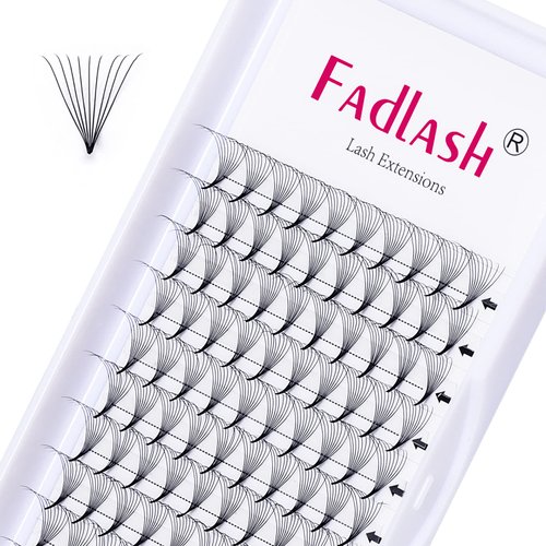 Eyelash Extensions Premade Fans Eyelash Extensions C CC D DD Curl Pointy Tip Pre Fan Eyelashes Premade Lash Extension Fans Volume Lash Extensions Pre Made Volume Lashes (9D-0.07D, 18mm)
