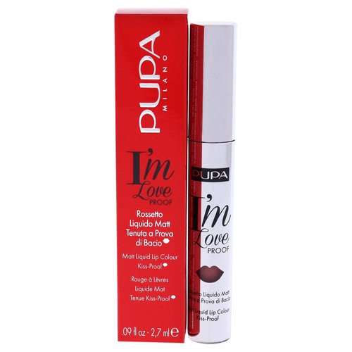 Pupa Milano I Am Love Proof Matt Liquid Lip Color - Gives Super-Intense Colour - Offers A Matte, Velvety Effect - Ultra-Comfortable Texture Adheres Perfectly To Lips - 002 Delicate Nude - 0.09 OZ