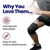 Elastic Knee Compression Sleeve Bandage Wraps | Knee Support Straps for Legs, Thighs, Hamstrings Ankle & Elbow Joints Reduce Swelling | Lymphatic Relief & Elastic Bandage | Women & Men (Small 59 Inch)