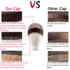 Isshin Beauty Wig Grip Cap Women Adjustable: Wig Gripper with Ear-Cutouts Natural Lace Edge - Gluless Non Slip-Off Band with Velcro No-Headache Comfortable Breathable (Brown)