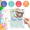 25 Sloth Birthday Invitations For Boys Birthday Invites For Girls - Kids Birthday Invitations Girl Birthday Party Invitations For Boys, Boys Birthday Invitations Kids Party Invitations For Girls