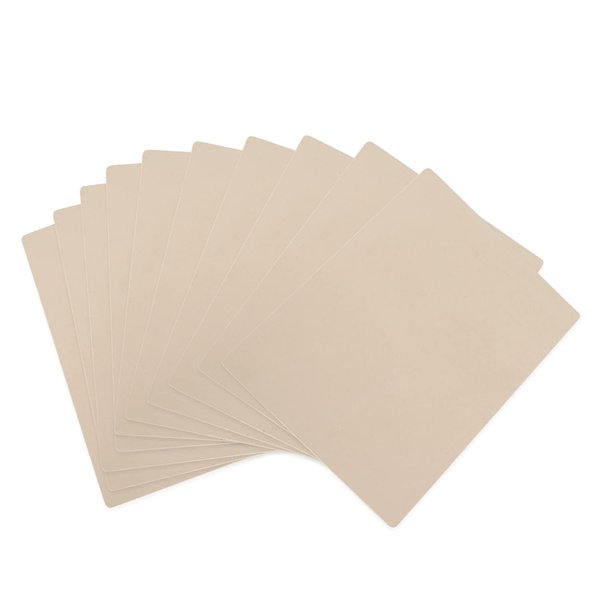 Blank Tattoo Practice Skin,10pcs 8x6" Tattoo Skin Practice Double SidesFake Skin Tattooing and Microblading Eyebrow Practice Skin for Tattoo Supplies,Beginners and Experienced Artists