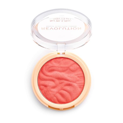 Revolution Beauty, Blusher Reloaded, Pressed Powder Face Blusher, Highly Pigmented & Long Lasting Formula, Coral Dream, 0.26 Oz.