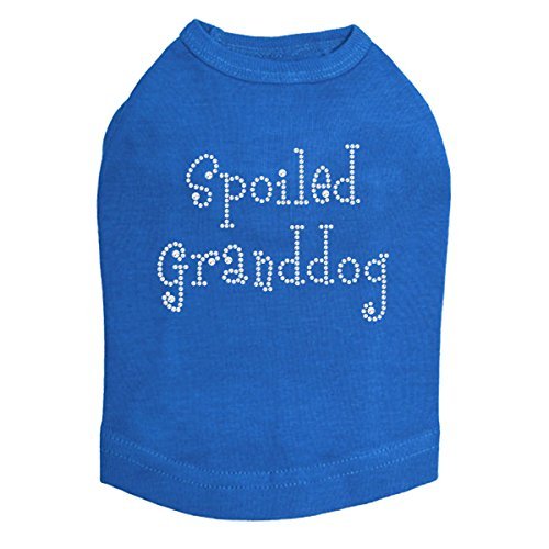 Spoiled Granddog Dog Shirt M ROYAL BLUE