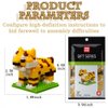 ENHANA 12 Packs Mini Forest Animals Building Blocks Toys Party Favors for Kids,STEM Educational Brick Kits,Goodie Bags, Classroom Prizes, Birthday Valentines Easter Gifts for Kids Boys Girls 1347PCS