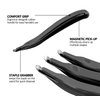 KTRIO 4 Pack Staple Remover Professional Magnetic Easy Staple Removers Stapler Remover Staple Remover Tool Staple Puller Remover Staple Stick Staple Pullers for Office, School and Home, Black