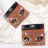 2PCS Cute Reindeer Face Sticker Christmas Temporary Tattoo Self-adhesive Face Body Jewel Sticker Xmas Elk Glitter Sparkling Face Art Stickers for Makeup Face Decoration(Antler)