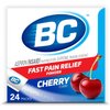 BC Powder Pain Reliever, Cherry Flavor Aspirin Dissolve Packs, 24 Count Powder Packets (6 Pack)