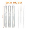 URGINO 3-Pack 6ml Upgraded Refillable Cuticle Oil Pens, Reusable Empty Cuticle Oil Pen for Nails, Single Hand Press Nail Oil Pen Refillable (White)