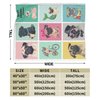 Cute Pug Blanket Cartoon Dog Fleece Throw Blanket Toddler Nursery Fuzzy Plush Super Soft Cozy Warm Pug Stuffed Animal Decor Blanket Gifts for Boys Girls Kids Adult Men Women 50"X40"