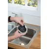 Waste King Black Disposer EZ Mount Garbage Disposal Stopper and Splash Guard for Sink Drain, 1025