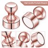 LOVIMAG 20 PCS Refrigerator Magnets, Rose Gold Fridge Magnets Strong Magnets for Whiteboard, Small Neodymium Magnets Ideal for Push Pin Magnets, Office Magnets, Classroom Magnets, Map Magnets