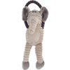Woozapet Rope Dog Toy with Combination of Plush Stuffed Animal (Elephant)