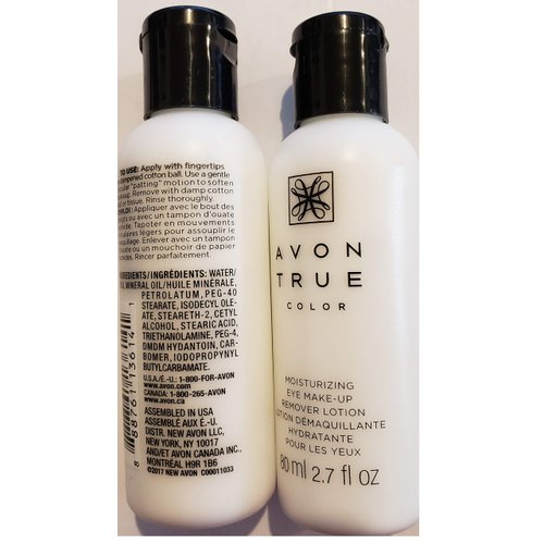 Set of 2 Avon Moisturizing Eye Makeup Remover Lotion 80 ml/ 2.7 fl oz each
