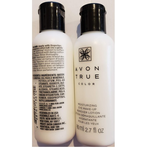 Set of 2 Avon Moisturizing Eye Makeup Remover Lotion 80 ml/ 2.7 fl oz each