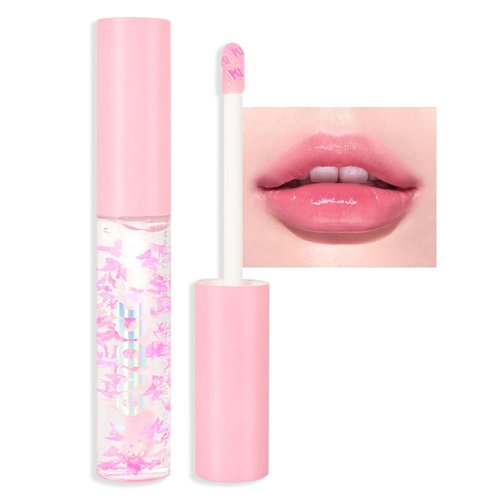 BINGBRUSH Mood Color Changing PH Lipgloss,Hydrating Lip Glow Oil,Plumping Lip Oil Gloss,Tinted Lip Gloss Discoloration Lipstick (1Pc A01#)