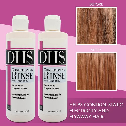 DHS Moisturizing Conditioner - Powerful Detangling and Hydrating for Dry, Damaged or Oily Hair / 2 8 oz packs
