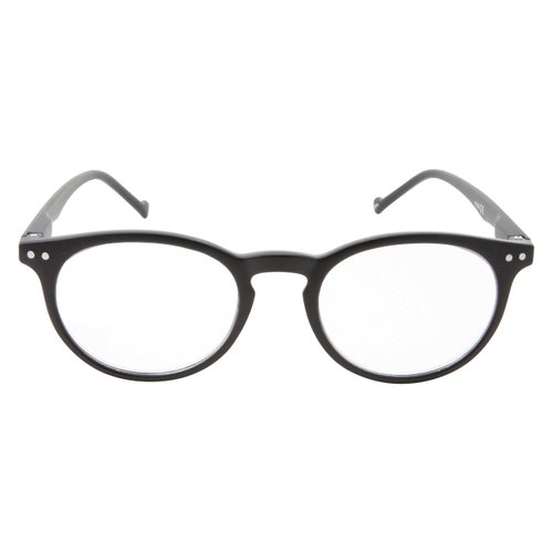 Wise Eyewear High Magnification Power Strong Reading Glasses Readers +4.00 to +6.00 (Black, 5.00)
