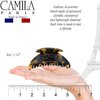 Camila Paris CP2465 French Hair Clip for Women Thick Hair for Long Curly Wavy Hair, Handmade Tokyo, Girls Hair Claw Clips, Durable Styling Big Claw Clip for Thick Hair, Strong Hold Grip Made in France