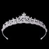 Samky Bride's Wedding Tiara Bridal Rhinestone Crystal Crown Headpiece Hair Accessories for Woman