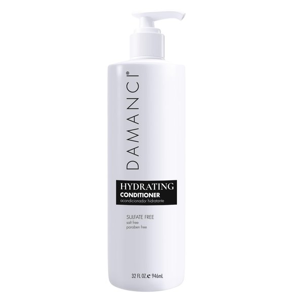 DAMANCI Hydrating Conditioner, Sulfate Free Conditioner for Dry Hair, with Jojoba, Olive Oil, Coconut Oil, Keratin and Collagen, Paraben and Salt Free (32 oz)