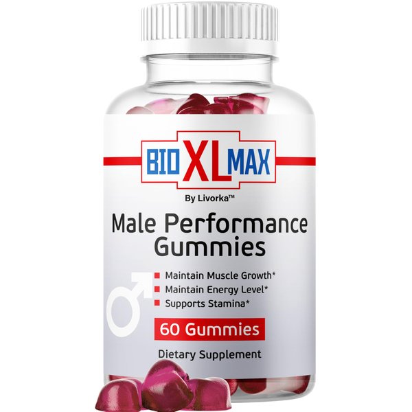 Bio XL Max Gummies - Official Bio XL Max Natural Support Maximum Energy Advanced Formula Gummys, BioXLMax Premium Advanced Formula for Overall Health & Wellness, 60 Gummies for 1 Month