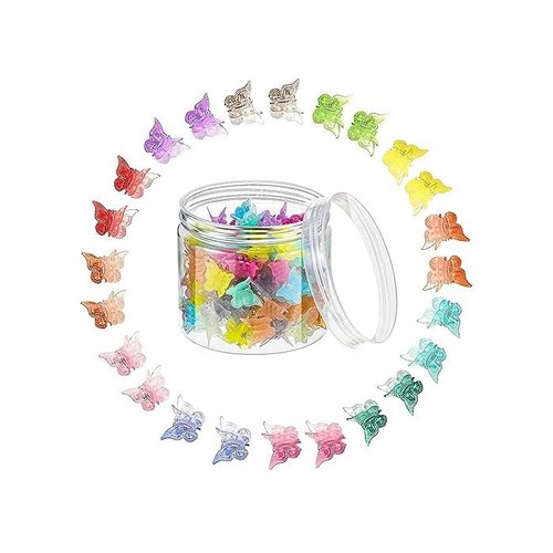 Hair Clips for Girls Kids Hair Accessories for Girls Hair Claw Clips for Girls Kids Multicolor Butterfly Small Claw Clip Hair Claw Clips for Girls Baby's Clutchers for Hair