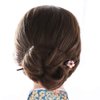 Women Girl's Hair Stick Wooden Handmade Hair Accessories,Chinese Retro Hairpins Flower Decor Model B